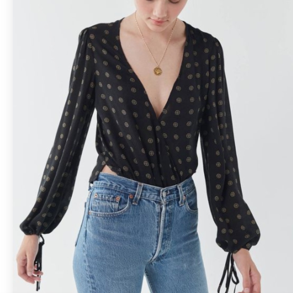 Urban Outfitters Boho Criss Cross Top